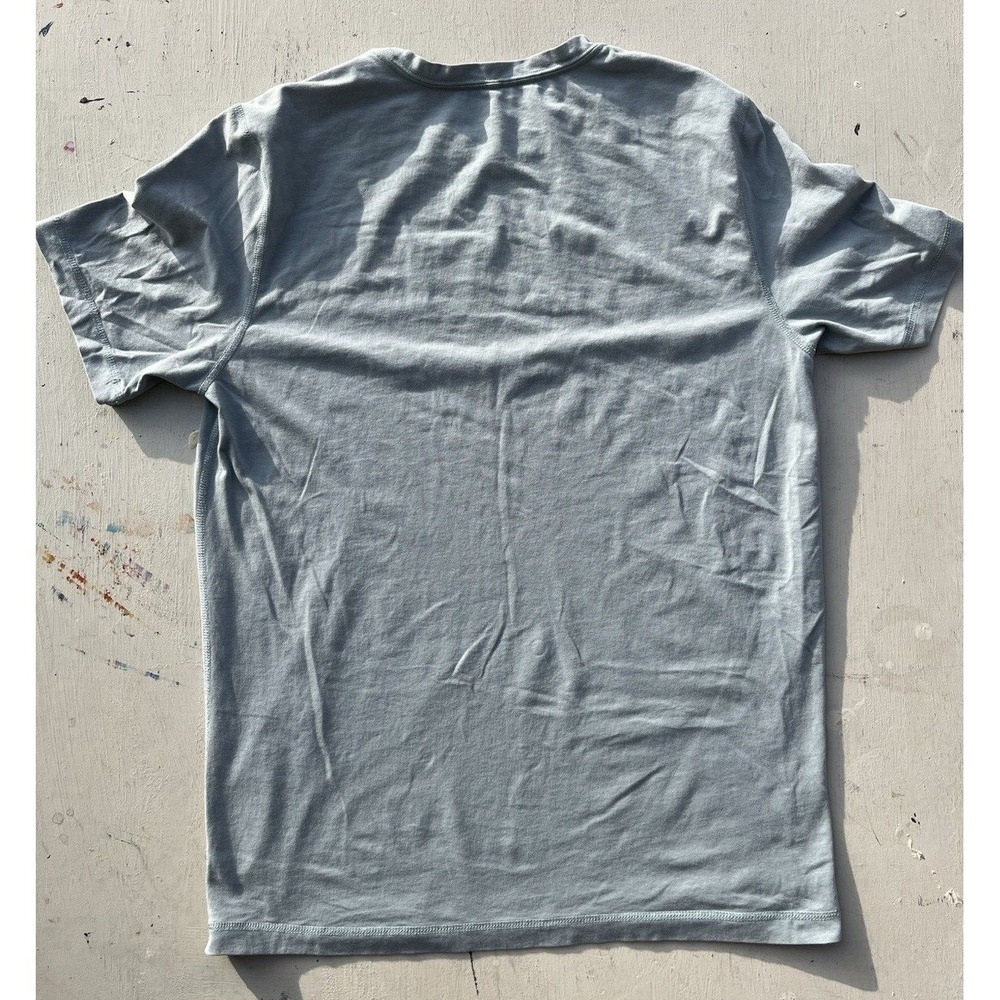 Men's Vuori T-Shirt Blue Green Solid M Casual Norm City Classic Athleisure Prep - Picture 8 of 12